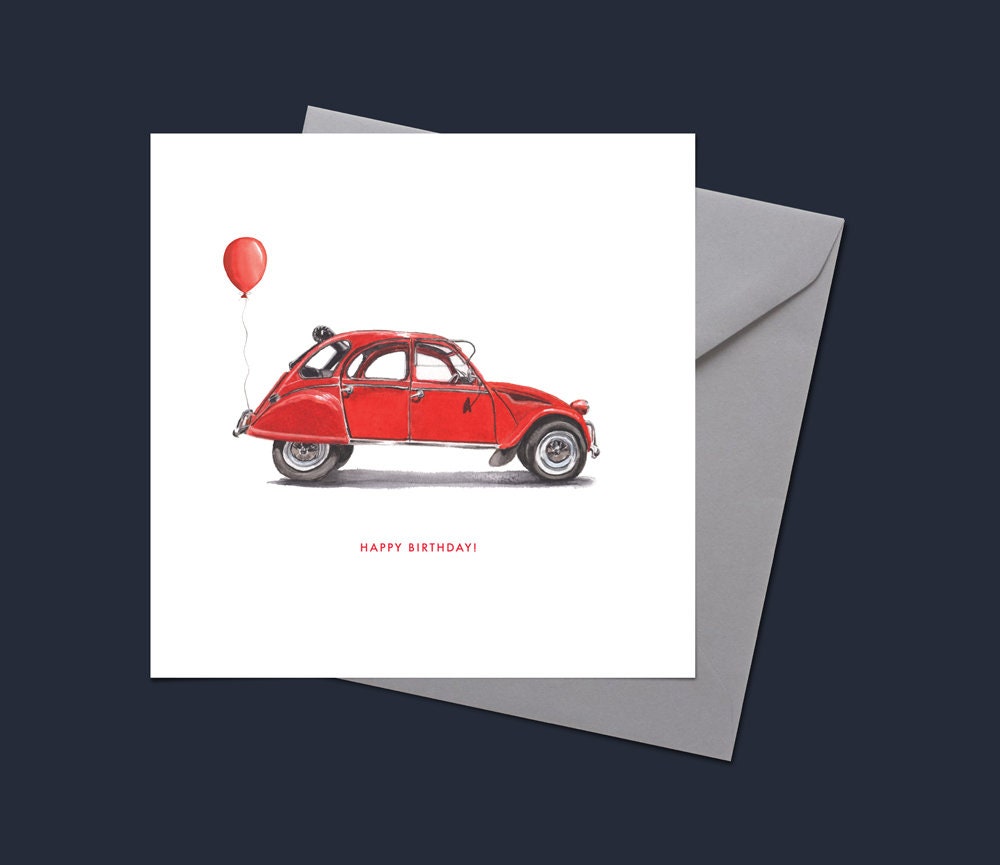 2cv Happy Birthday Etsy 2cv Happy Birthday Etsy