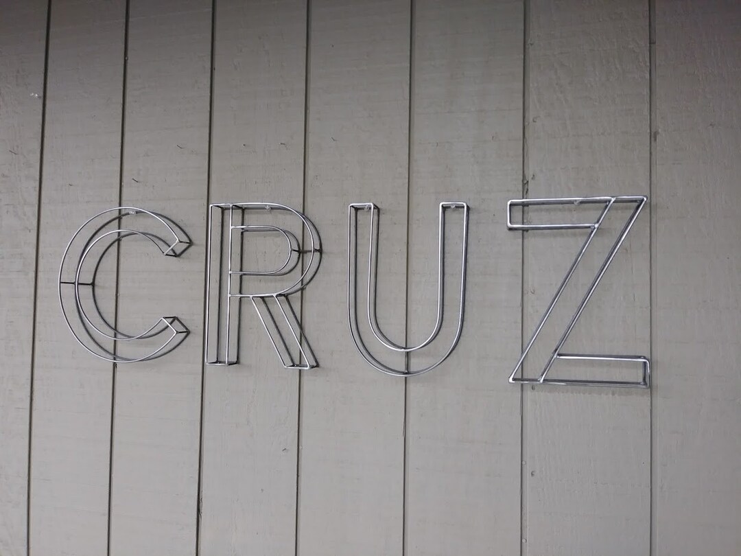 Wire Wall Letters 12 Tall 3 Dimensional Etsy