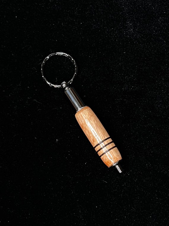 Whiskey Barrel Cigar Punch Keyring Etsy