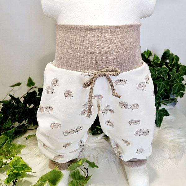 Pumphose Baby mit Igeln, Kinderhose, Spielhose