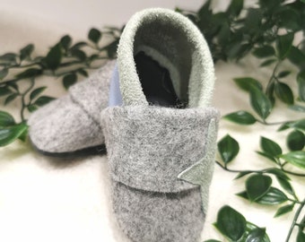 Babyschuhe, Lederpuschen, Walkpuschen, Kinderschuhe Baby, Jungs, Mädchen