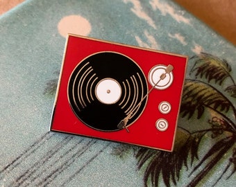 SEVENTEEN "Change Up" Red Record Player Hard Enamel Pin