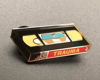 SVT TRAUMA Videotape Hard Enamel Pin