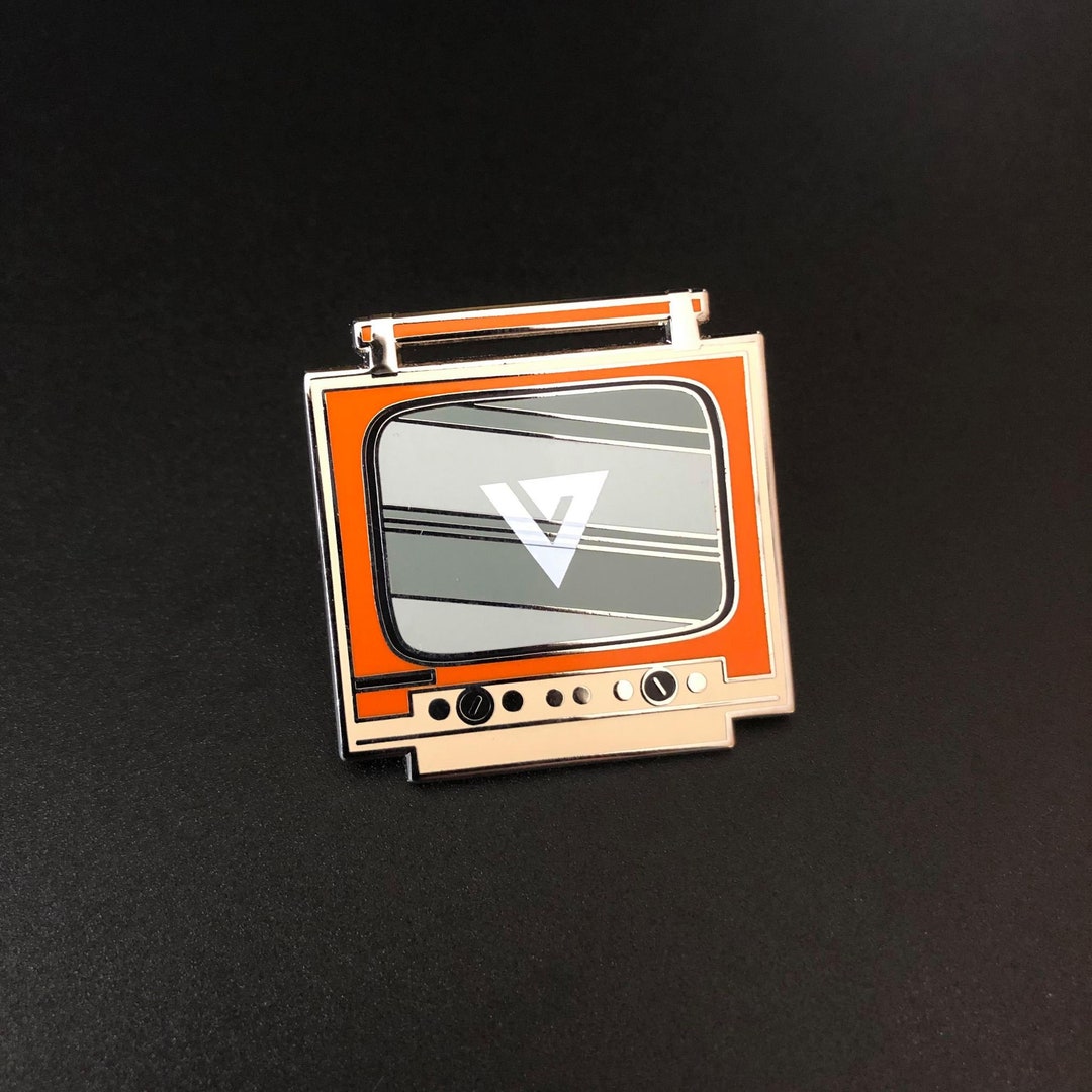 SVT TV [clap] Retro Style Hard Enamel Pin - Etsy