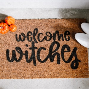 Welcome Witches Door mat/Doormat