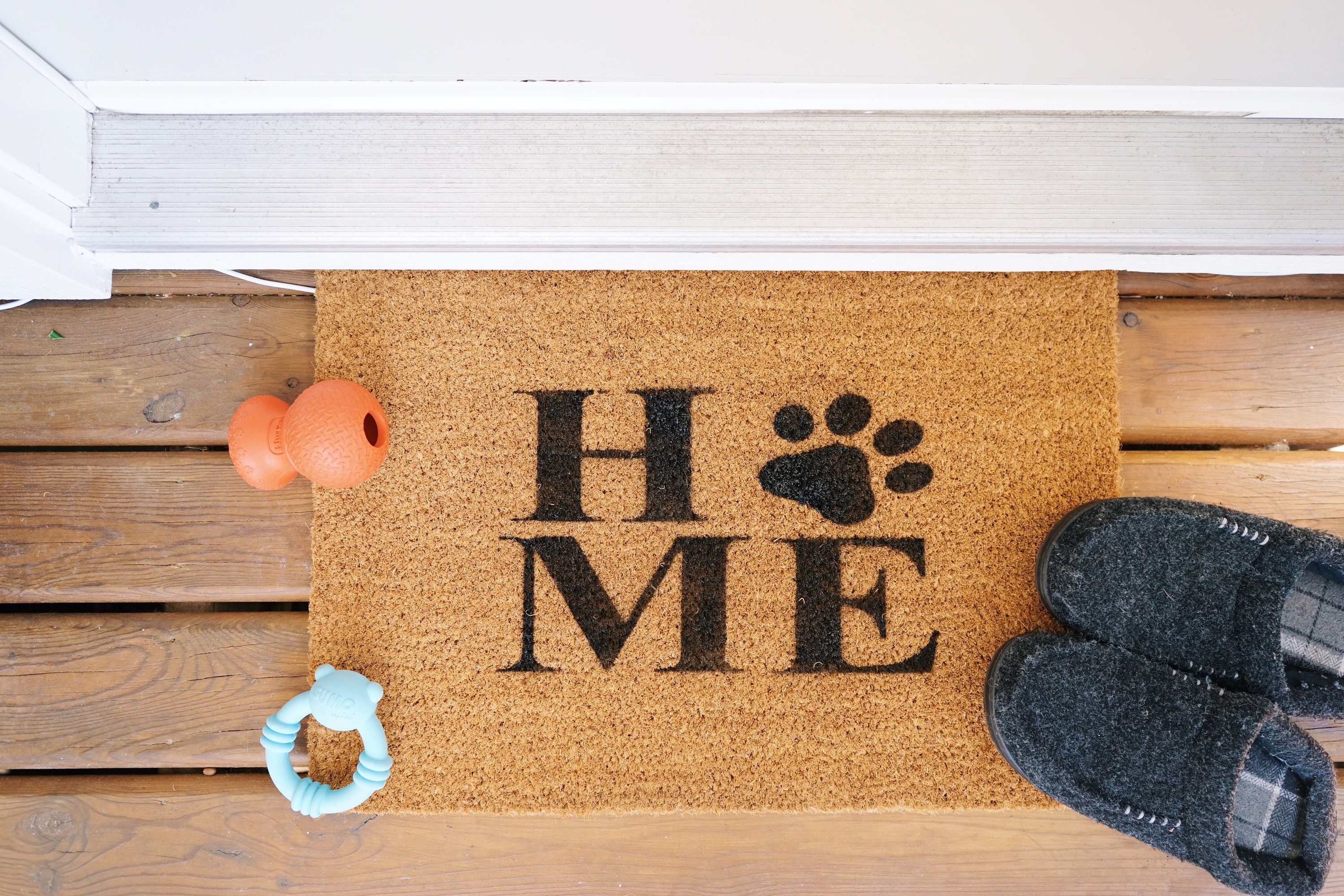 Home paw print Door Mat Etsy