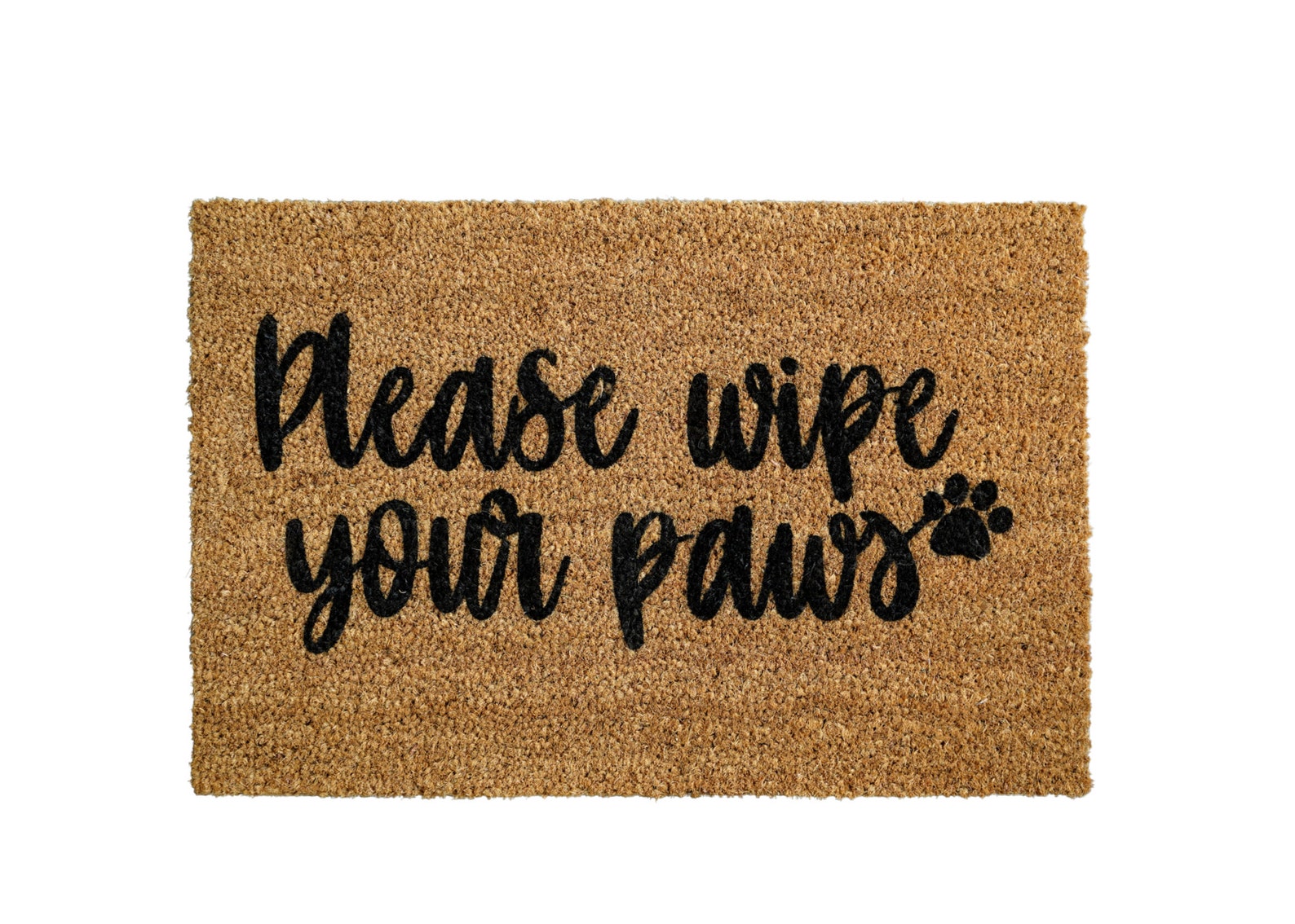 Please Wipe Your Paws Door Mat Etsy UK