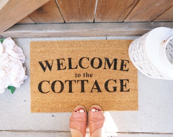 Welcome to the Cottage Welcome Door Mat