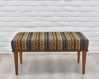 handmade bench, ottoman bench, footstool bench, comfortable seat, entry sofa, make up stool, piano bench, hallway bench, rustic bench