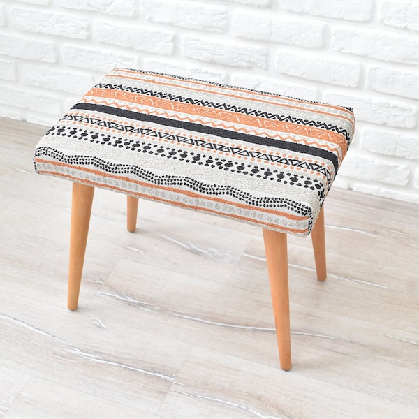 Entryway Bench | Handmade Furniture | Stool | Boho Bench | Pouf Stool | Handmade Furniture | Ottoman Stool | Sofa Side Table | Coffee Table