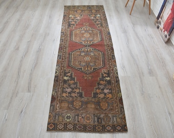 orange white charcoal oriental narrow rug runner,340x67 cm11/'x2.2/' Turkish tribal ethnic rug runner 11x2 black handwoven wool rug runner
