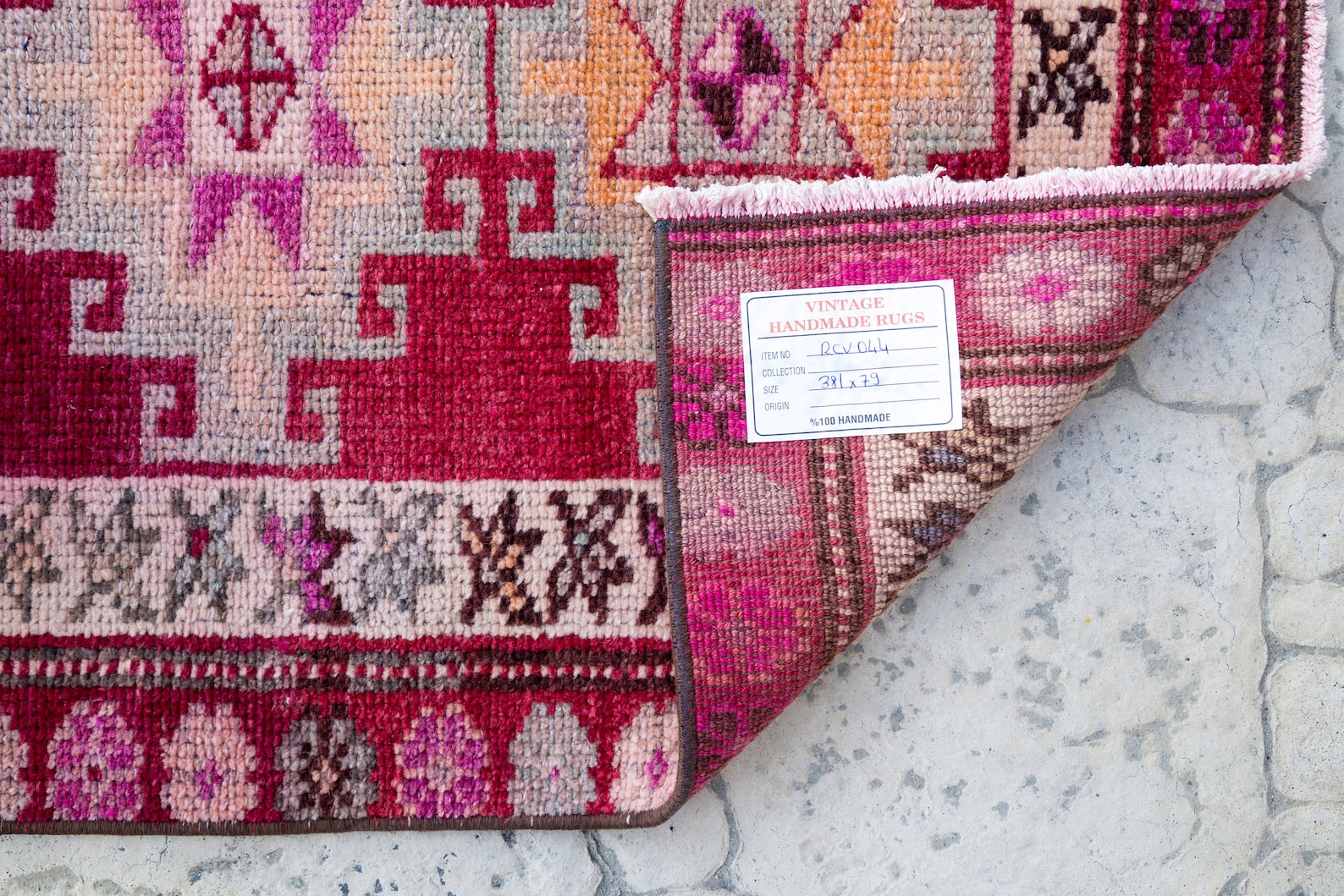 Handmade Runner Rug 2.6 X 12.5 Feet Antique Long Runner Rug | Etsy