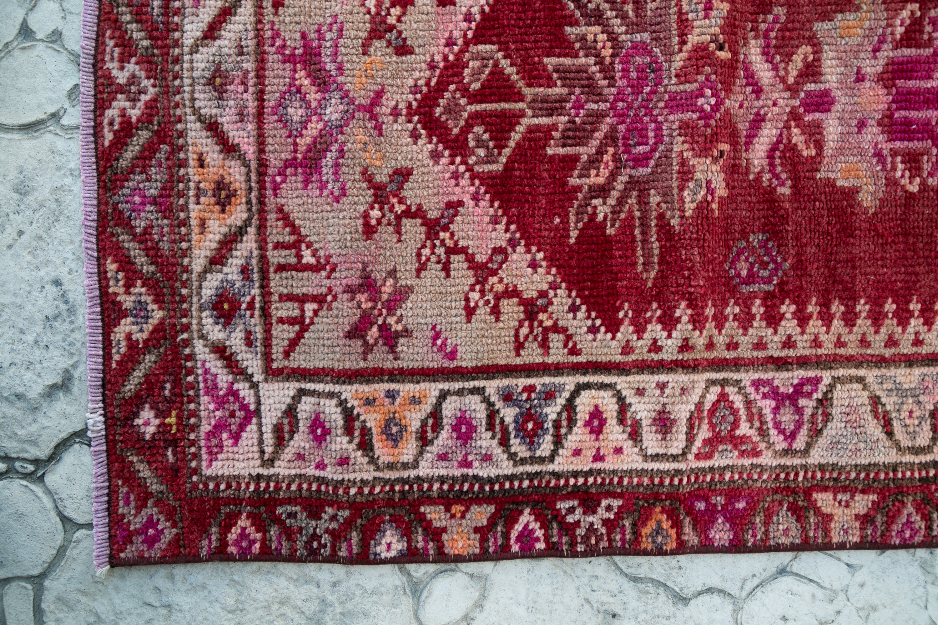 Antique Hallway Runner Rug Turkish Handmade Rug 2.8 x 11.6 | Etsy