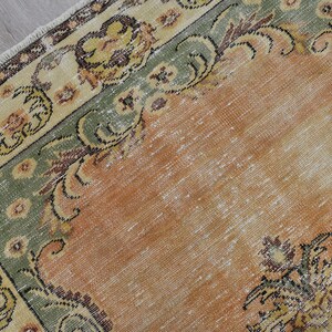 Peach Color Rug, Oushak Rug, Large Rug, Oushak Rug Vintage, Turkish Rug ...