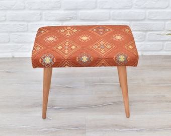 Vanity Bench | Chair | Stool | Nightstand for Bedroom | Handmade Side Table | Housewarming | Gift for Home | Gift for Him | Gift for Her