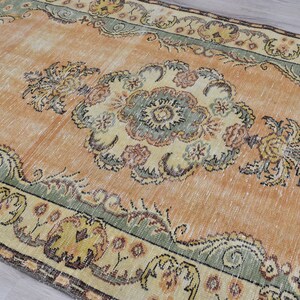 Peach Color Rug, Oushak Rug, Large Rug, Oushak Rug Vintage, Turkish Rug ...