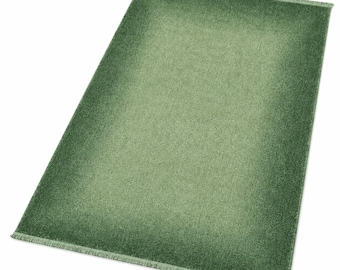 Green Area Rug, Sage Moss Woven Carpet, Modern Minimalist Rug, Scandinavian Home Decor, Green Carpet for Living Room Bedroom Rug