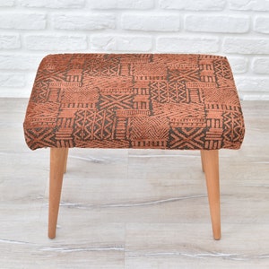 Footstool Bench, Piano Bench, Upholstered Ottoman, Small Bench, Chair, Vanity Stool, Interior Furniture, boyfriend gift, girlfriend gift