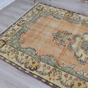 Peach Color Rug, Oushak Rug, Large Rug, Oushak Rug Vintage, Turkish Rug ...
