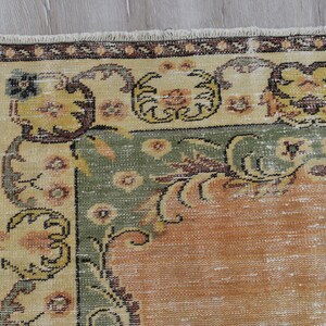 Peach Color Rug, Oushak Rug, Large Rug, Oushak Rug Vintage, Turkish Rug ...