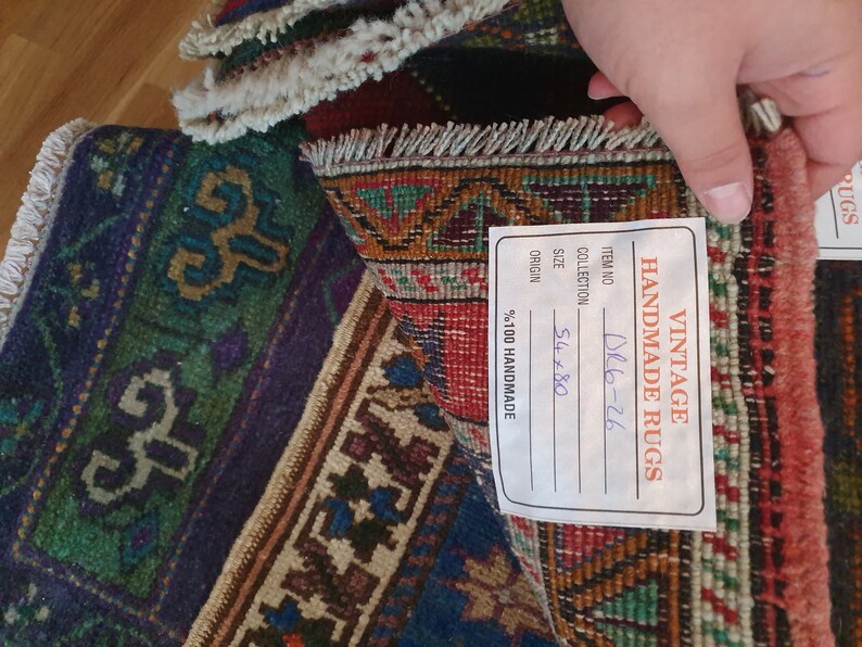 Vintage Area Rug Handmade Rug Decorative Rug Area Oushak Rug 2.6 x 1.8 ft Vintage Rug Purple Rug Boho Rug Oushak Rug Antique Rug