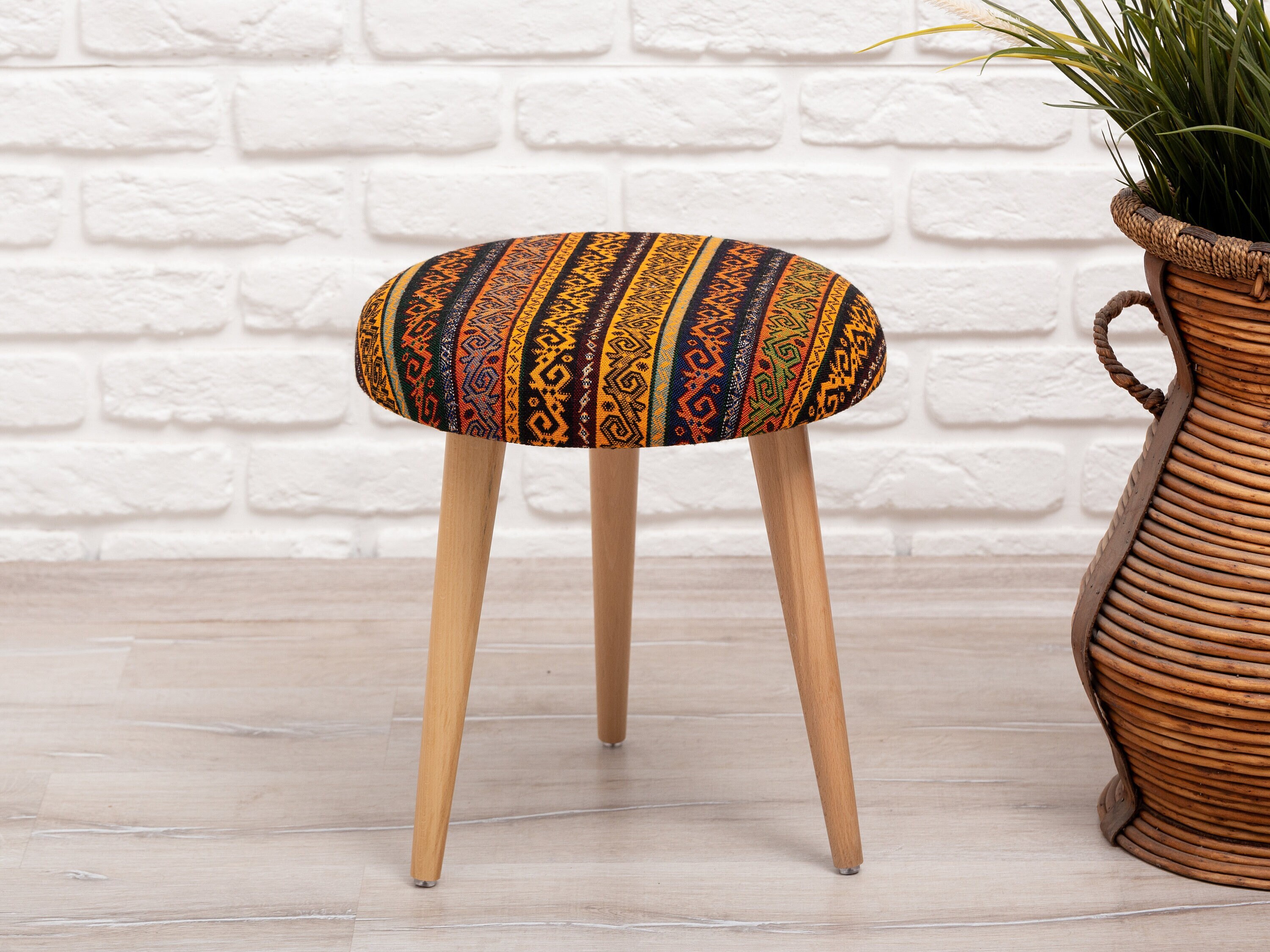 Fuzzy Stool Etsy UK