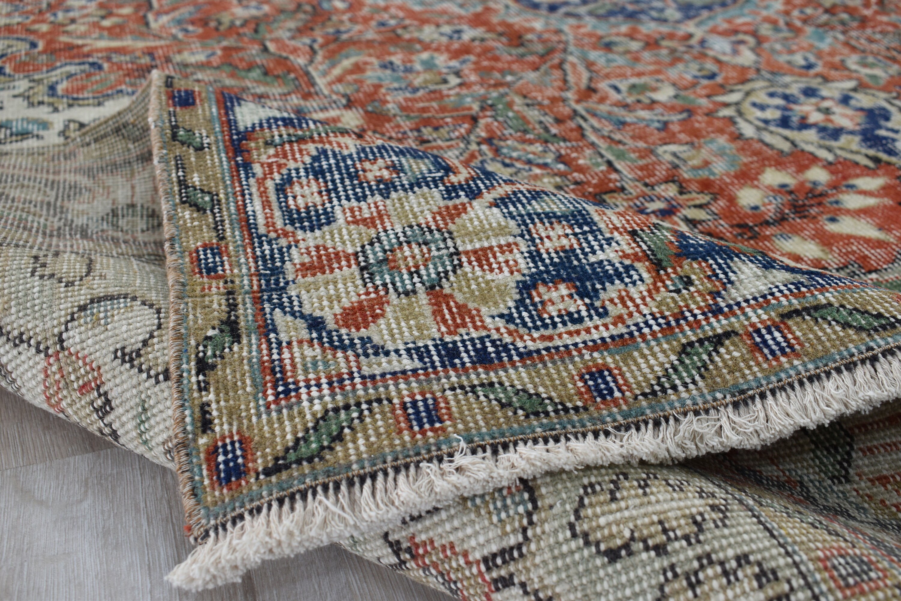 Large Vintage 66 x 9'7 Rug Oriental Rug Vintage Etsy