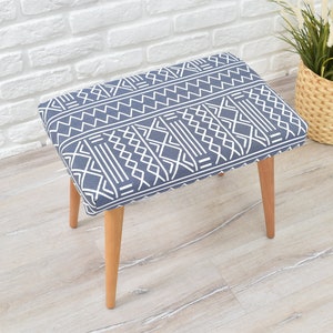 Ottoman Bench / Stool / Small Bench / Handmade Furniture / Upholstered Bench / Bedroom Chair / Coffee Table / Kitchen Seat / Sitting Chair