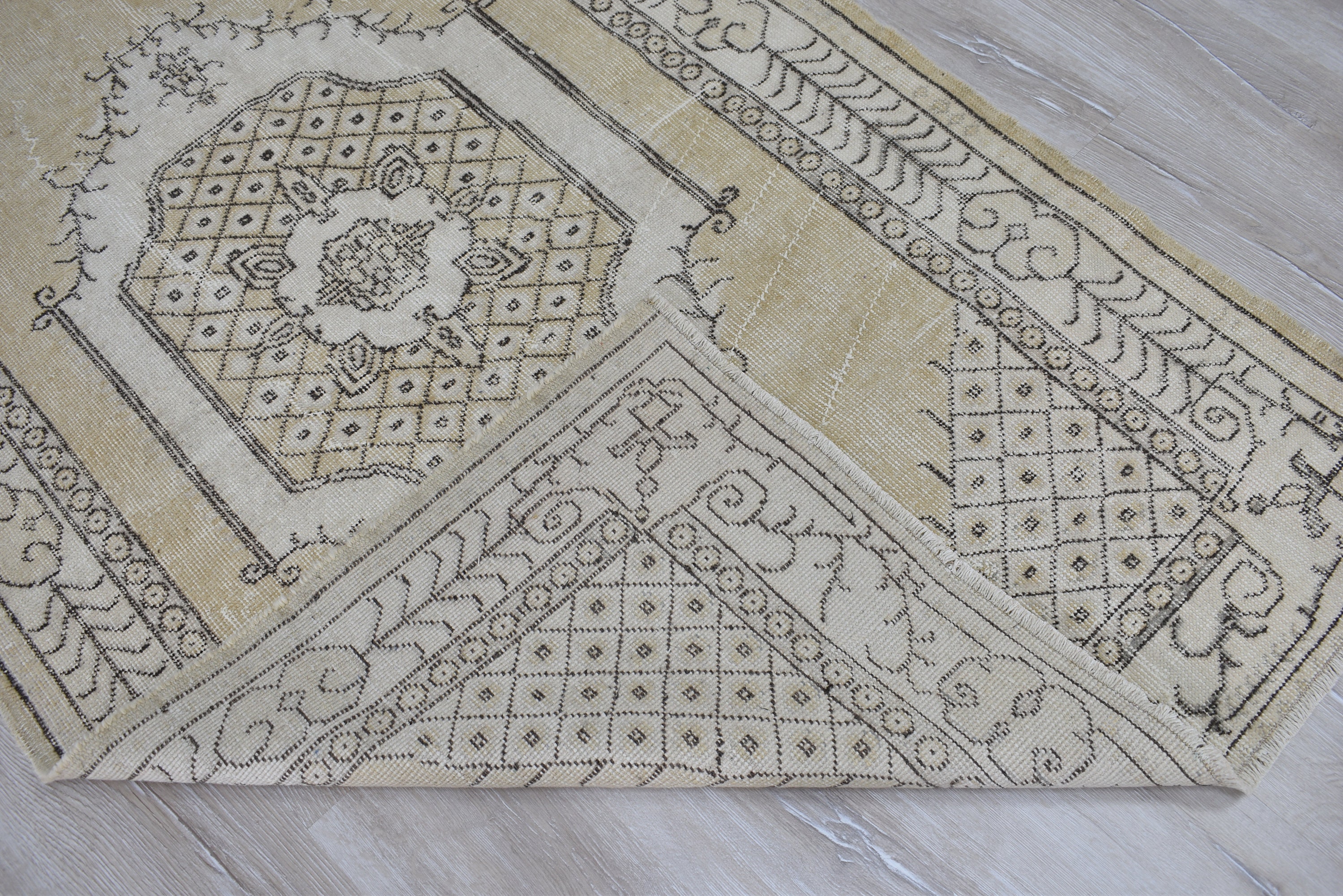 Tukish Wool Rug Turkish Rug, Vintage Rug, Wool Rug, Living Room Rug, Oushak Style Rug ...