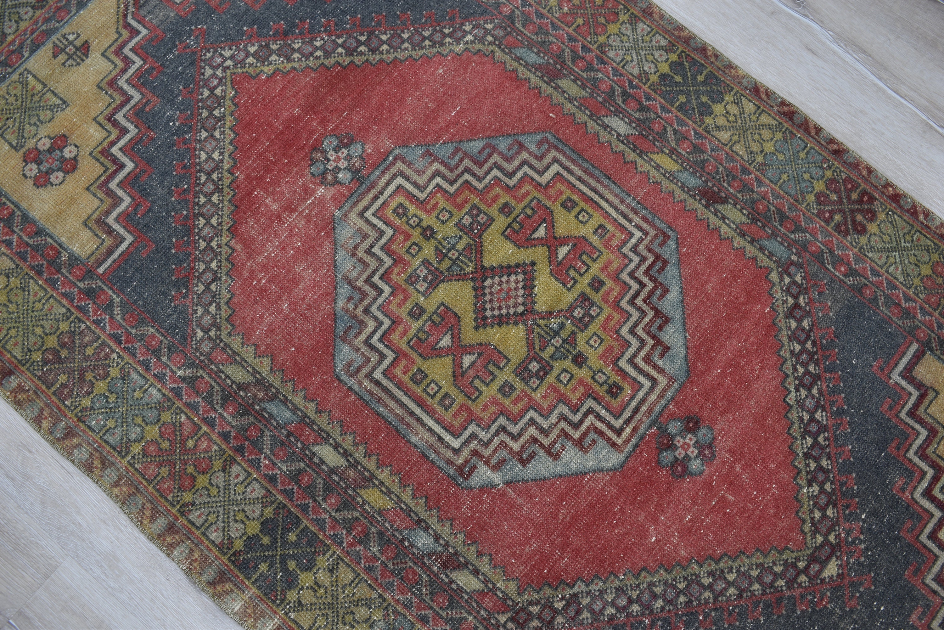 1960s Turkish Kurdish Kilim Rug Flat Weave Super Fine Area