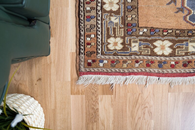 Area Rug Wool Rug 3.4 x 5.5 ft Turkish Rug Entryway Rug Antique Rug Ethnic Rug Vintage Turkish Rug Vintage Anatolian Rug