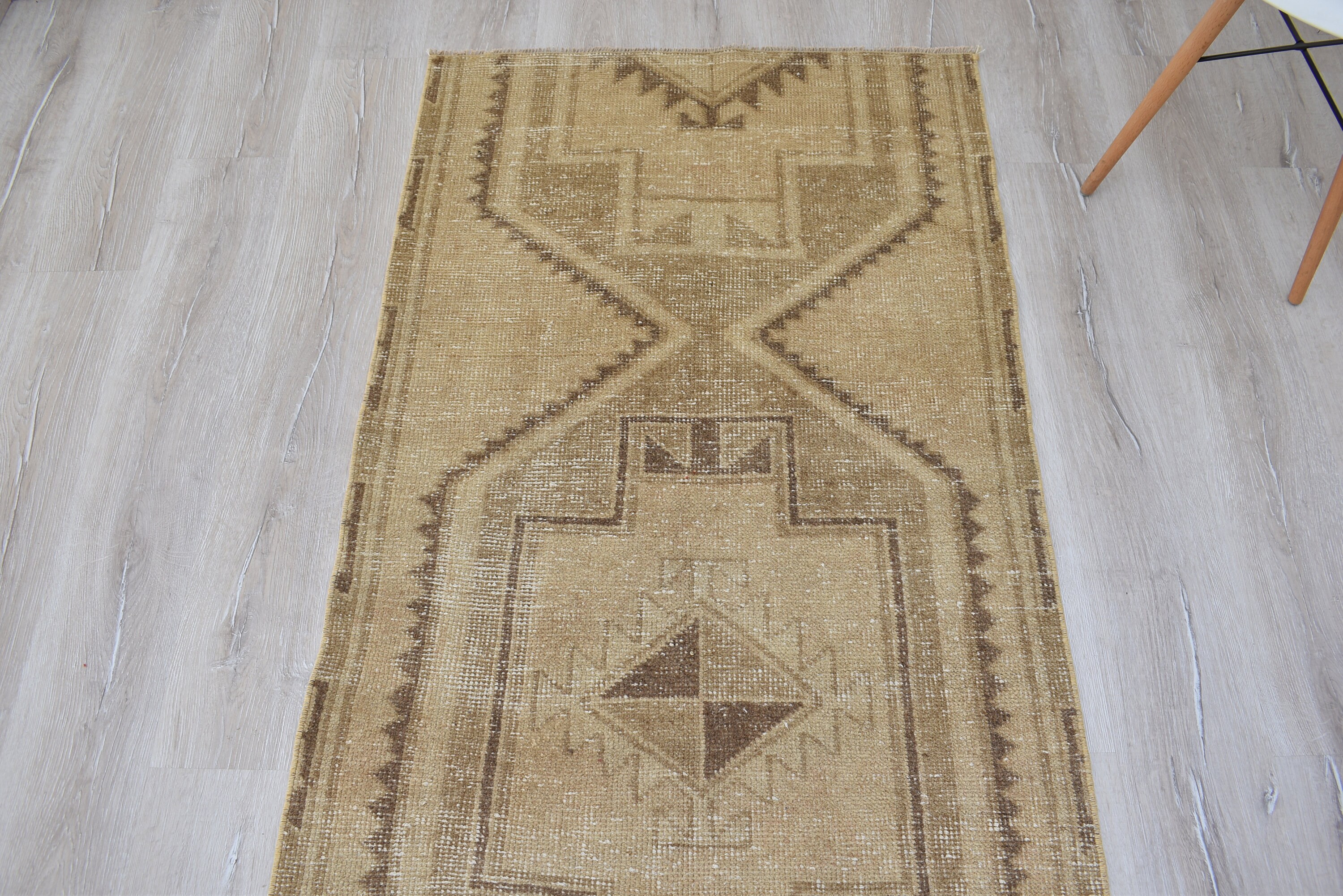 Vintage Runner Rug 3x10 RUNNER Low Pile Wool Runner Rug / Etsy