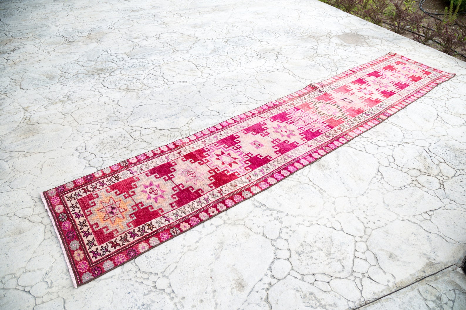 Handmade Runner Rug 2.6 X 12.5 Feet Antique Long Runner Rug | Etsy