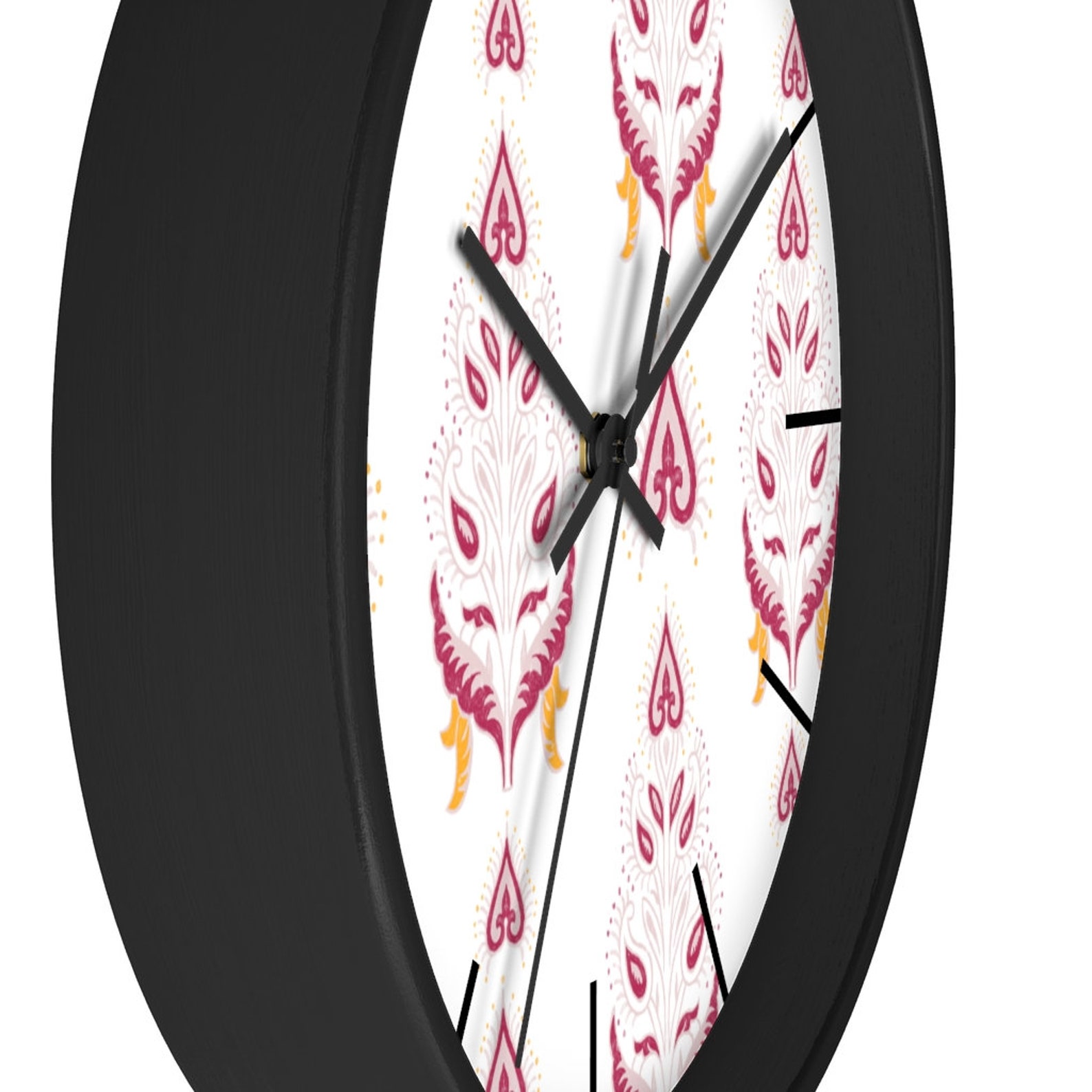 Bohemian wall clock 10 Inch boho home decor bedroom decor Etsy