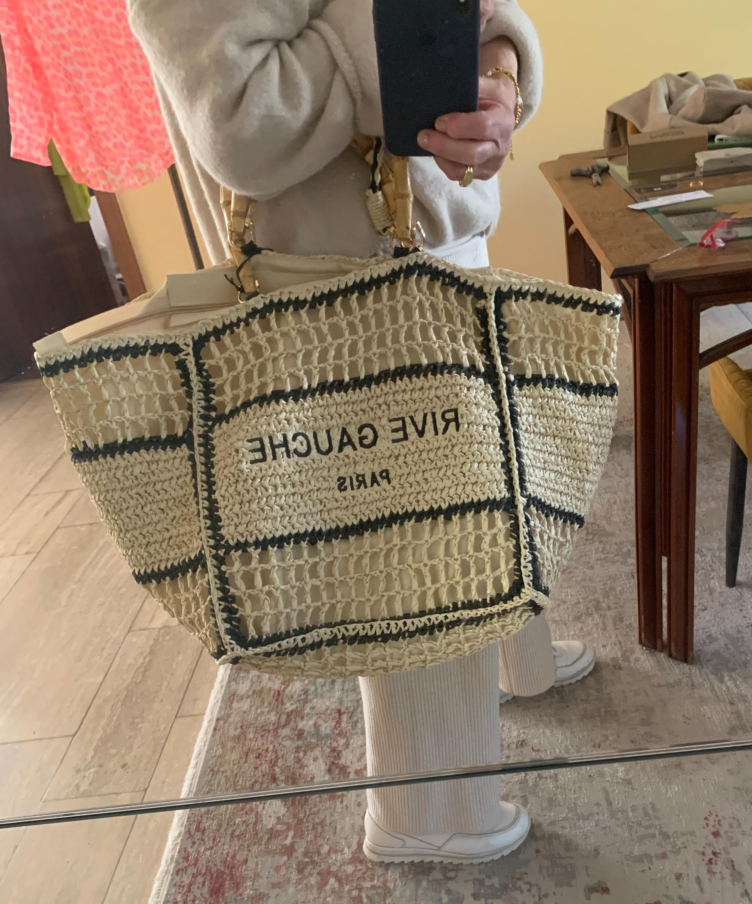 Sac à Main Vintage Maroquinerie De Paris - Occasion, Cuir, Style Rétro