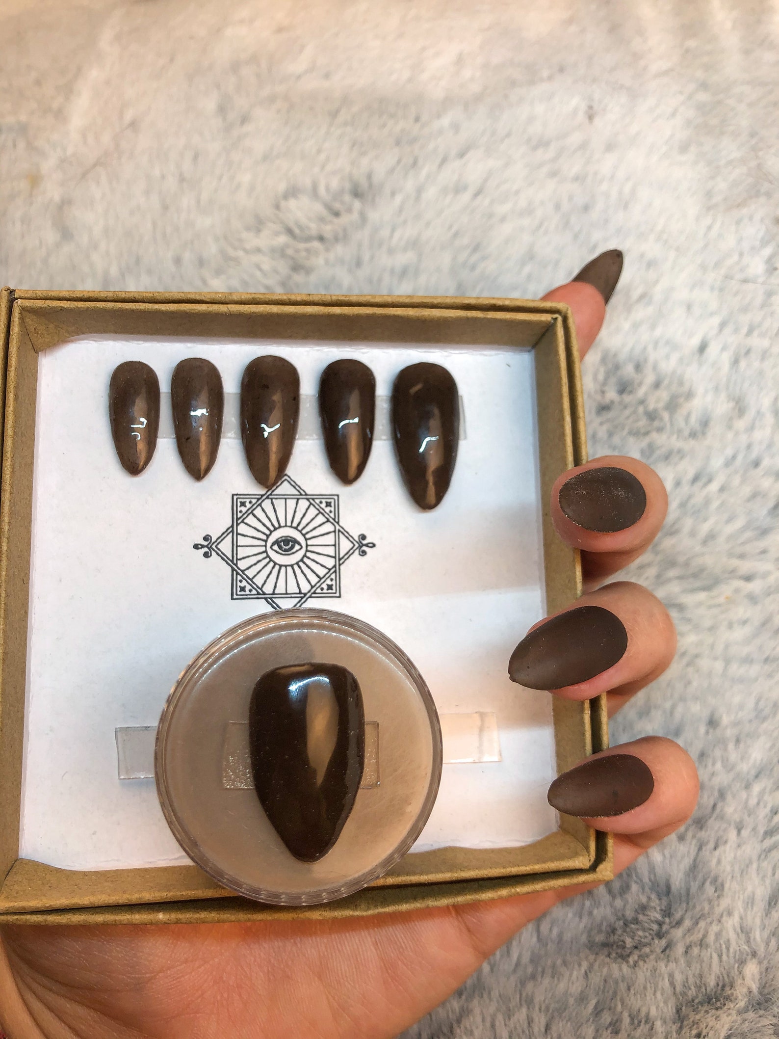 Plain Jane Nail Set Nudes Etsy