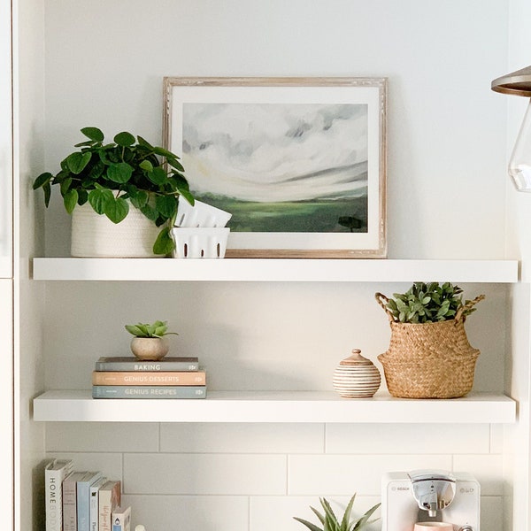 Pine Painted Shelves Etsy
