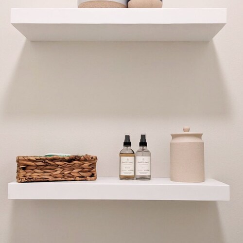 Solid White Floating Shelf Custom Built to Your Needs Etsy
