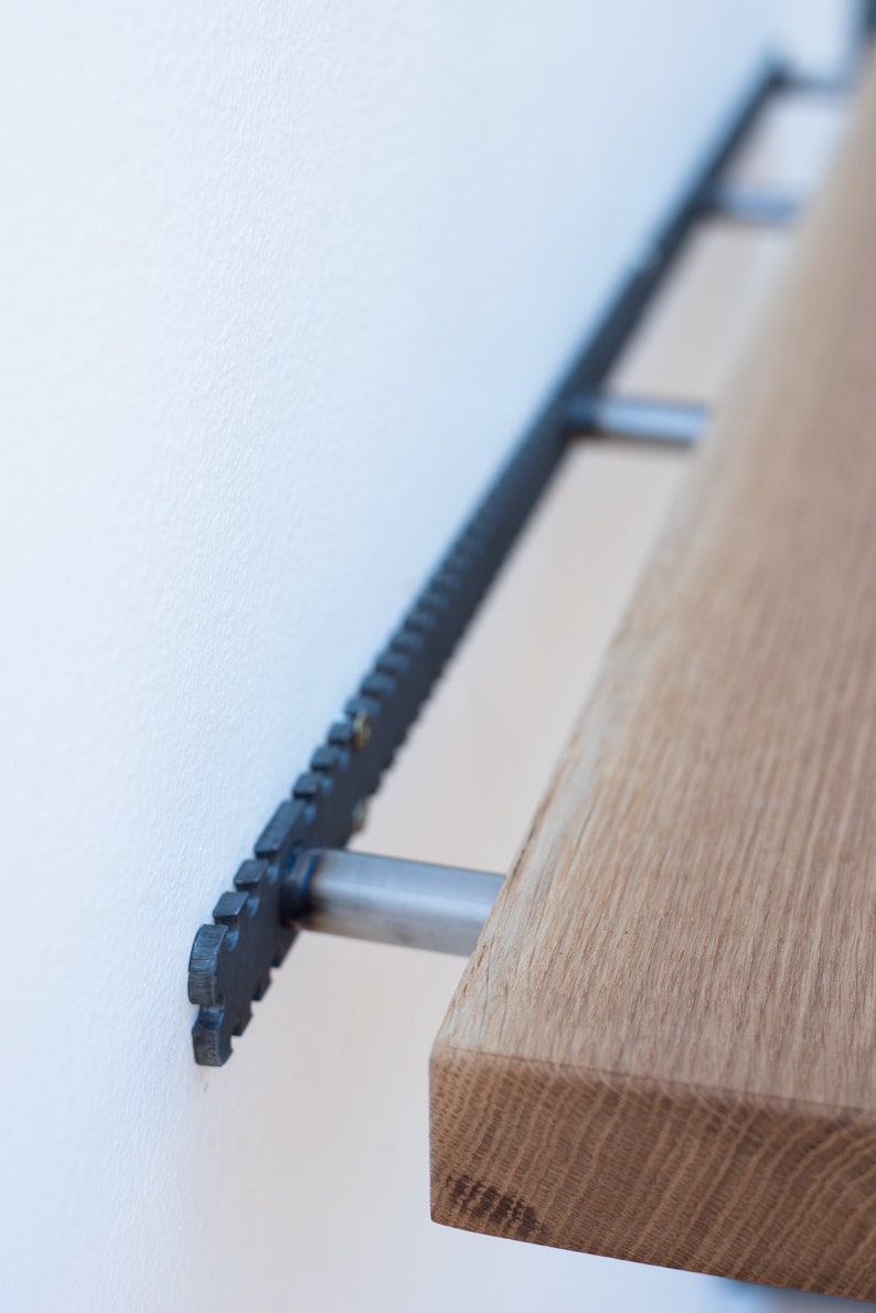 Solid White Oak Floating Shelf Custom Sizes for Your Needs Etsy