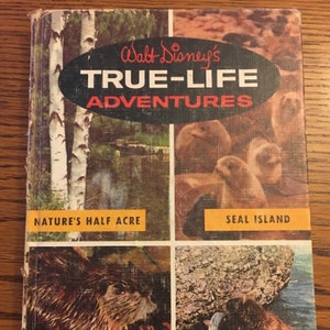 1959 Vintage Walt Disney‘S True-Life Adventures – Golden Press Books