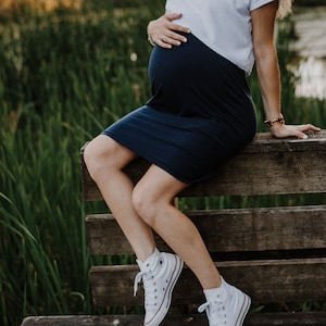 Navy Pencil Skirts Etsy Canada