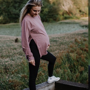 Charlotte Slit Sweater- Maternity + Nursing