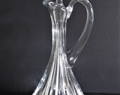St Louis Crystal Wine Decanter w Handle
