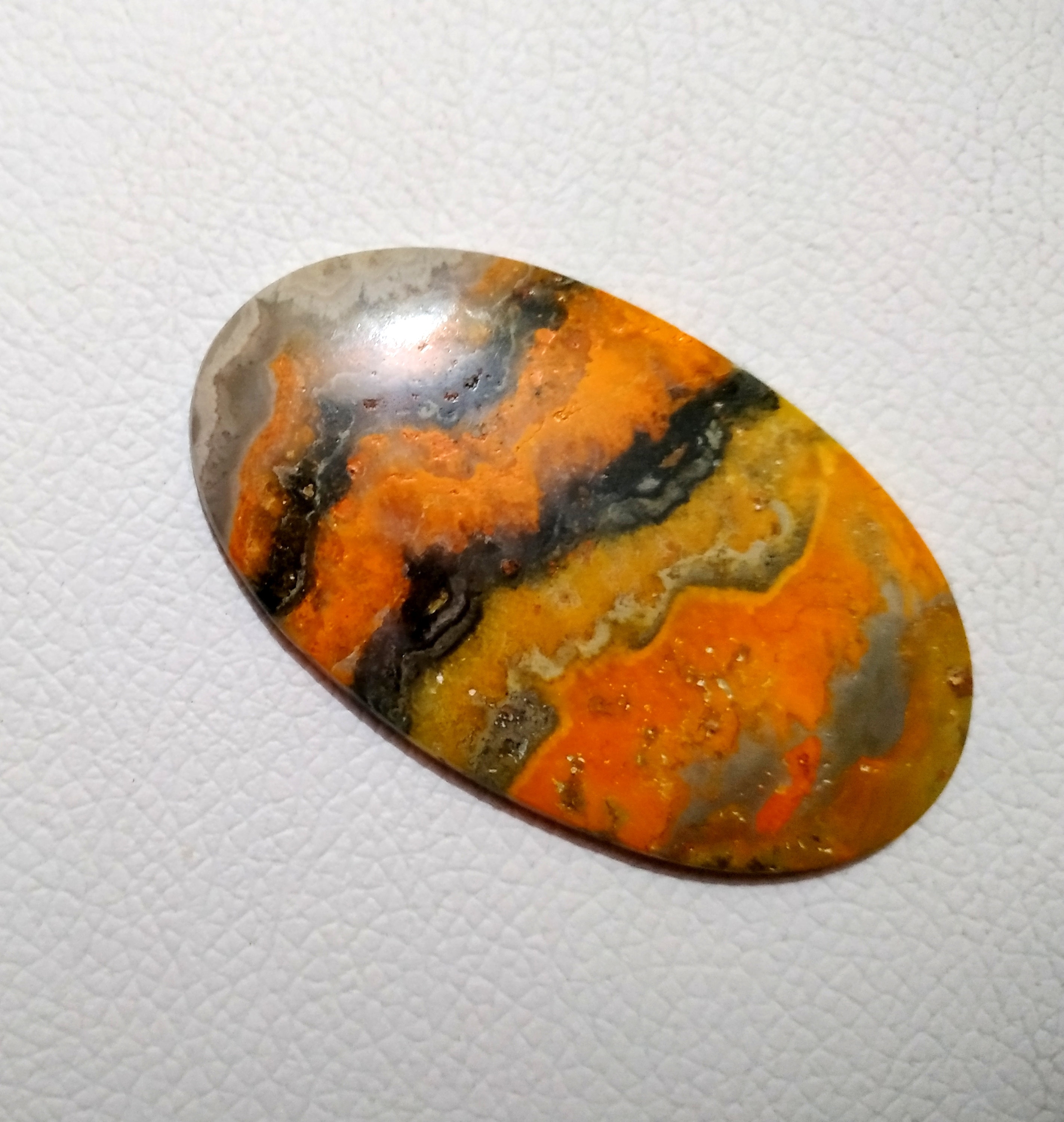 Bumble Bee Jasper Natural Gemstone Size 38X65 mm Oval Shape Etsy