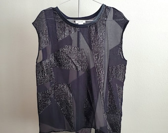 Helmut Lang Sheer Silk Top