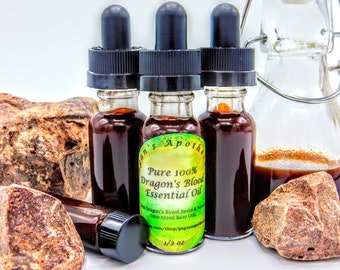 True Dragon's Blood Resin Oil, Dragon's Blood Spell Oil, Dragon's Blood Ritual Oil, Real Dragon's Blood Oil