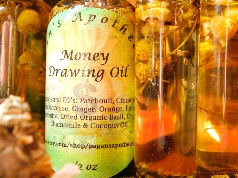 Money Drawing Oil Ritual Oil Spell Oil Etsy