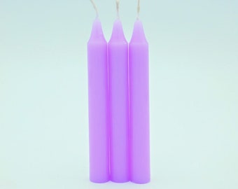 Lavender Color Chime Spell Candle, 4"