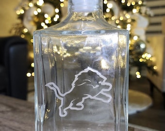 Detroit decanter gift birthday gift custom gift christmas gift