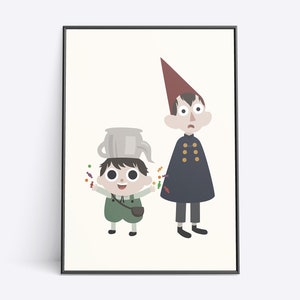 Over the Garden Wall - Wirt and Greg - Throwing Candy - Poster Wall Art Print